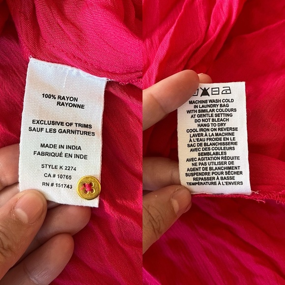 NWT Koy Resort Miami Big Shirt Dress M Pink - Picture 5 of 11